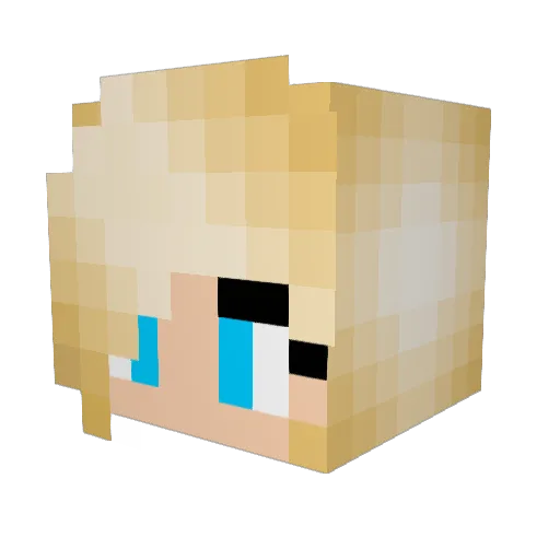 bananabailey1 Minecraft avatar head, 3D render