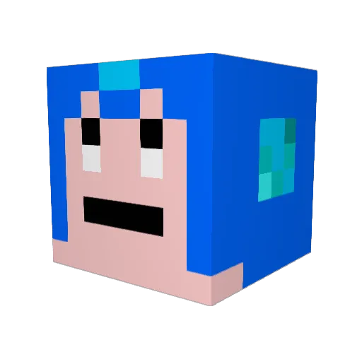 bananaboy113 Minecraft avatar head, 3D render