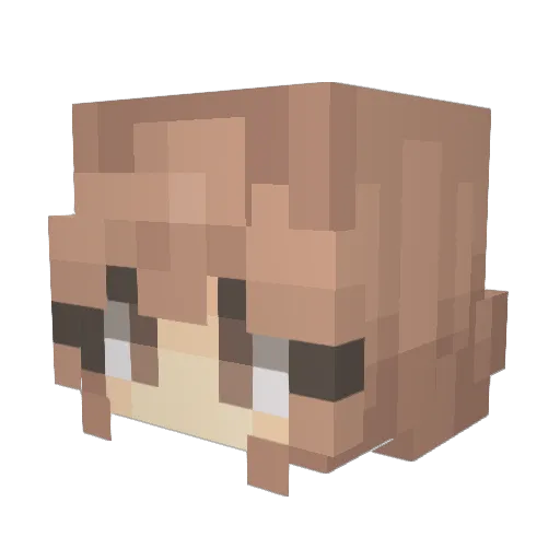 bananabread74 Minecraft avatar head, 3D render