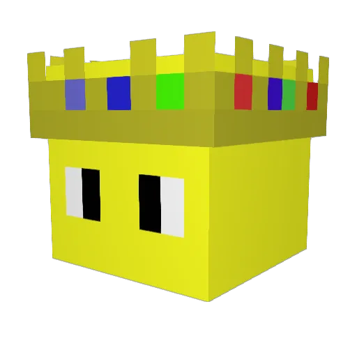 bananaf0rk Minecraft avatar head, 3D render