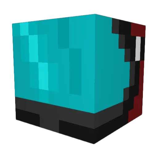 bananafana Minecraft avatar head, 3D render