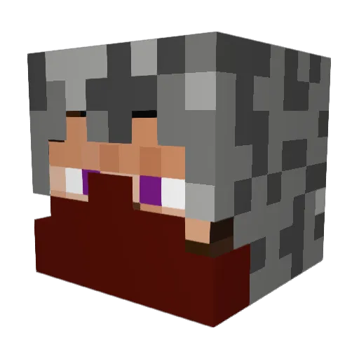 bananahawk12 Minecraft avatar head, 3D render