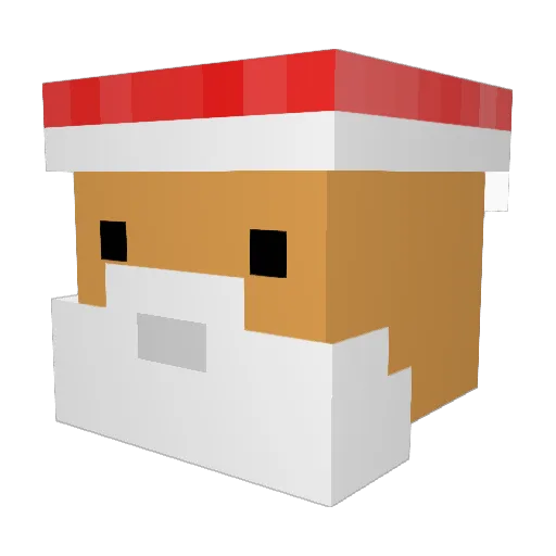 bananaikea Minecraft avatar head, 3D render