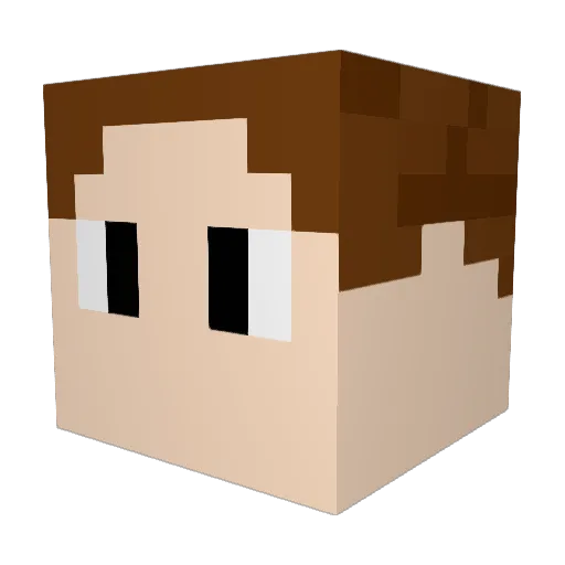bananakid11 Minecraft avatar head, 3D render