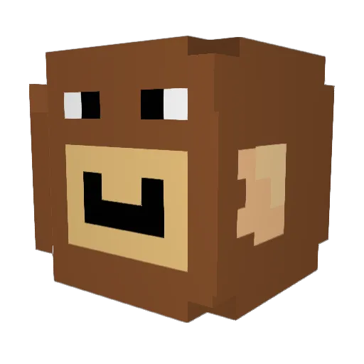 bananamilk91 Minecraft avatar head, 3D render