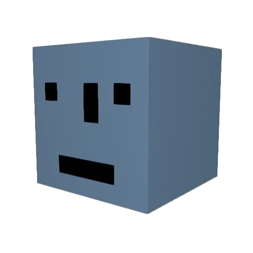 bananapeelI Minecraft avatar head, 3D render