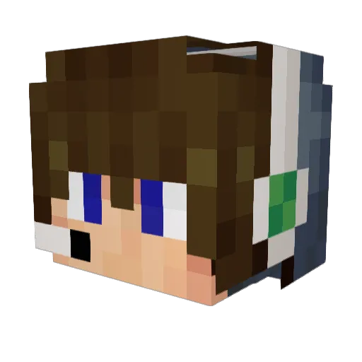 bananas360 Minecraft avatar head, 3D render
