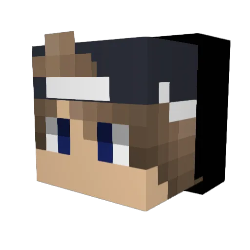 bananasplitt00 Minecraft avatar head, 3D render