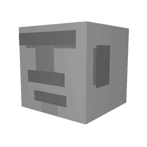 bananen_bauer_ Minecraft avatar head, 3D render