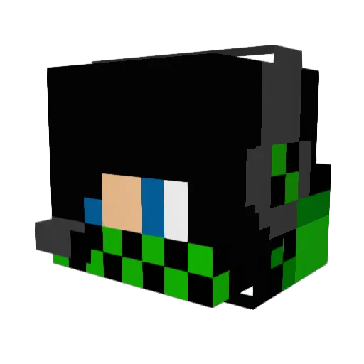 bananenmilch2 Minecraft avatar head, 3D render