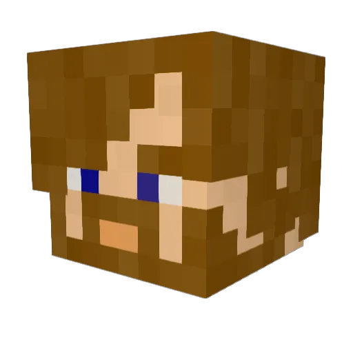 bananer678 Minecraft avatar head, 3D render