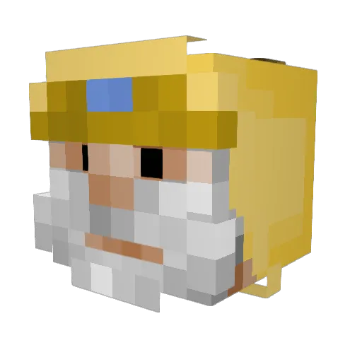banangoober43 Minecraft avatar head, 3D render