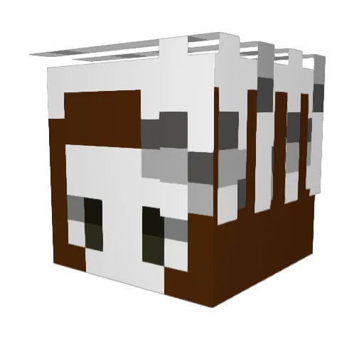 bandanabro Minecraft avatar head, 3D render
