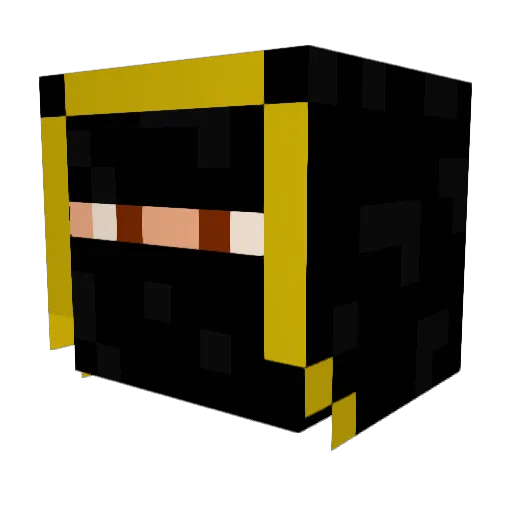bandit12 Minecraft avatar head, 3D render