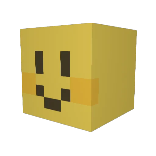 bandz80kk Minecraft avatar head, 3D render