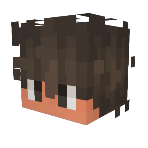 banerislv Minecraft avatar head, 3D render