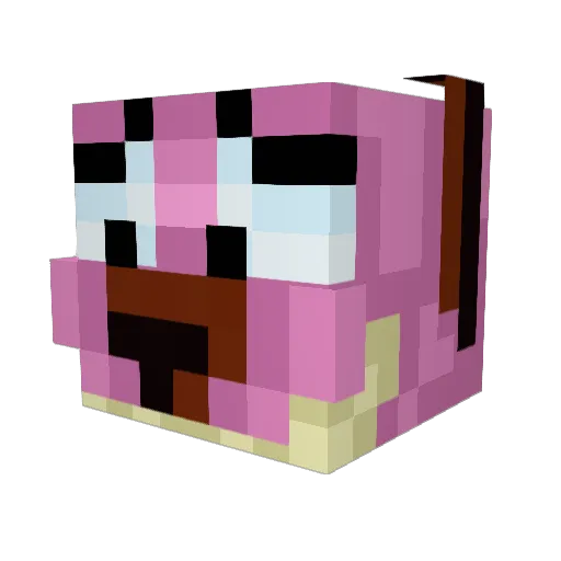 banevader2141 Minecraft avatar head, 3D render