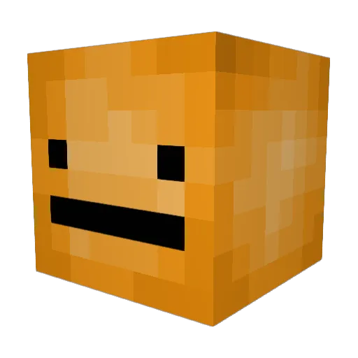 bangaaaaas Minecraft avatar head, 3D render
