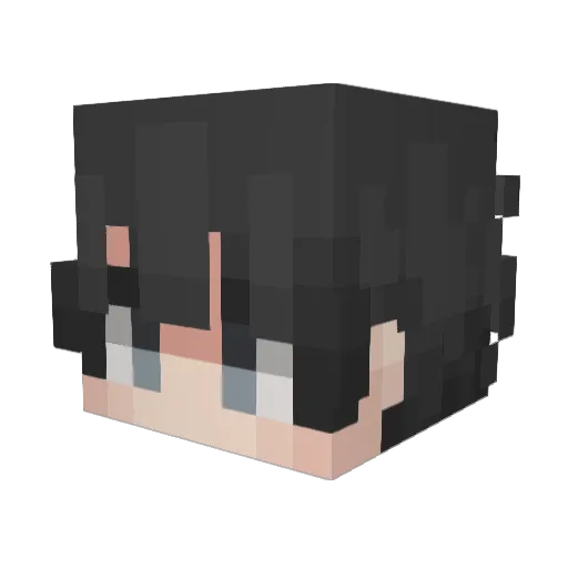 bangaalhi Minecraft avatar head, 3D render