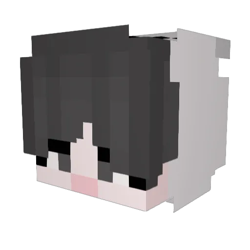 banghi Minecraft avatar head, 3D render
