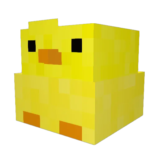 banginitup Minecraft avatar head, 3D render