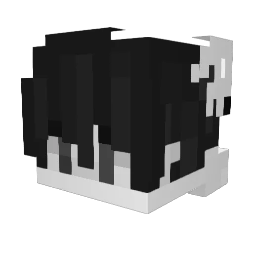 bangtanboy123 Minecraft avatar head, 3D render