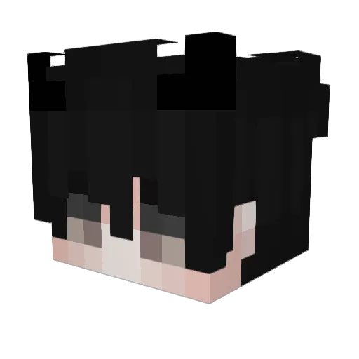 banhaeda Minecraft avatar head, 3D render