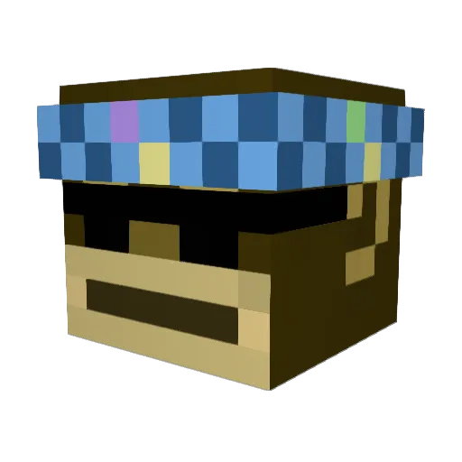 banka2165 Minecraft avatar head, 3D render