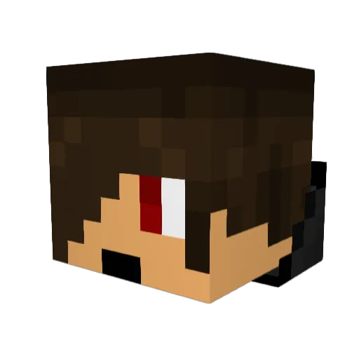 bannana123bmx Minecraft avatar head, 3D render