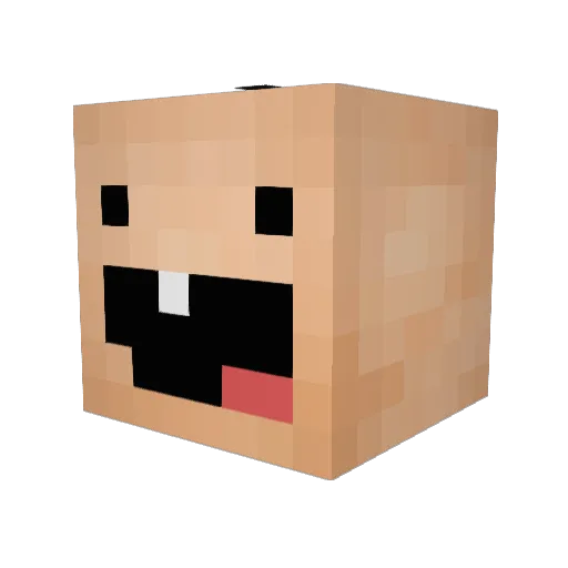 bannana56 Minecraft avatar head, 3D render