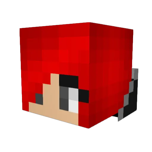 bannanskall Minecraft avatar head, 3D render