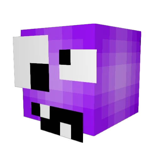 bannedTrump Minecraft avatar head, 3D render
