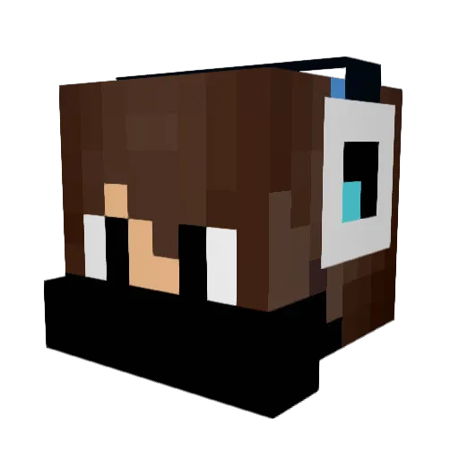bannoo_SS Minecraft avatar head, 3D render