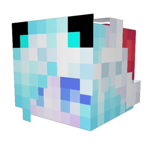banoffee2013 Minecraft avatar head, 3D render
