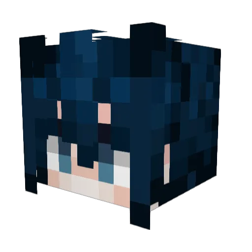 banonzlee Minecraft avatar head, 3D render