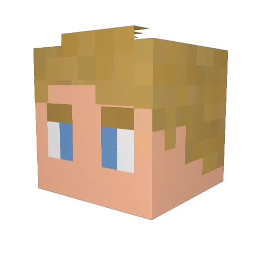 banshee_ch Minecraft avatar head, 3D render