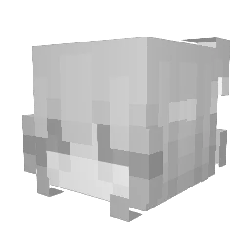 bantilol Minecraft avatar head, 3D render
