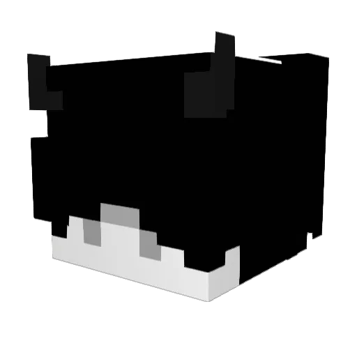 banzin_ Minecraft avatar head, 3D render