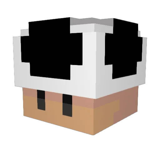 bapsjon Minecraft avatar head, 3D render