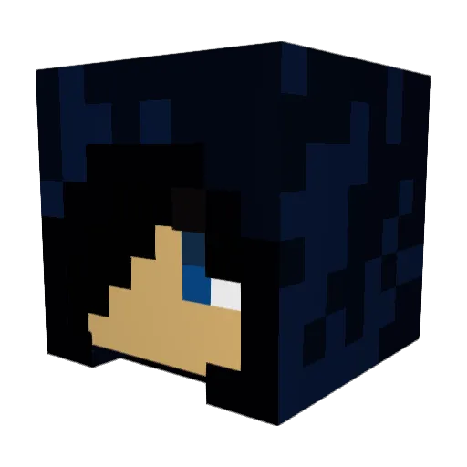bapt2003 Minecraft avatar head, 3D render