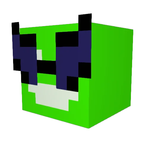bapt3580 Minecraft avatar head, 3D render