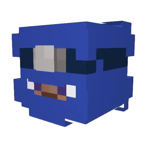 barant Minecraft avatar head, 3D render
