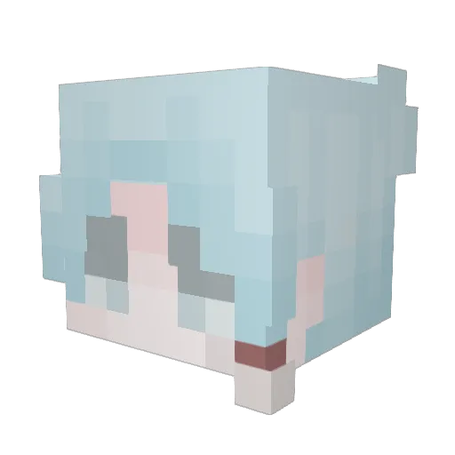 baratolbomba Minecraft avatar head, 3D render