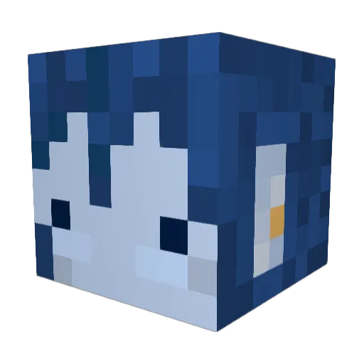 barbaricbbycake Minecraft avatar head, 3D render