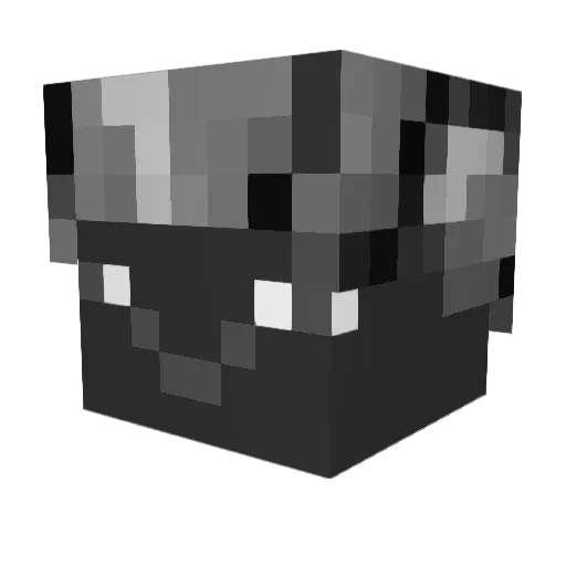 barbarista Minecraft avatar head, 3D render