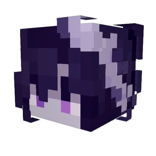 barbyfirefly Minecraft avatar head, 3D render
