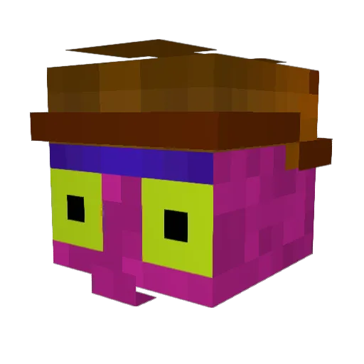 barca72 Minecraft avatar head, 3D render