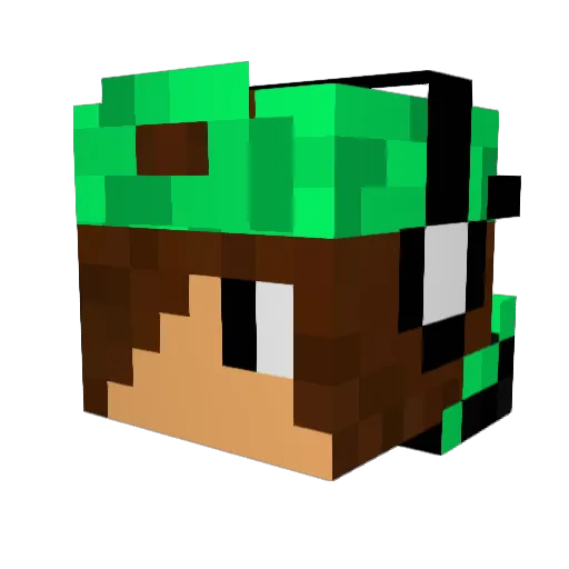 barcl2004 Minecraft avatar head, 3D render