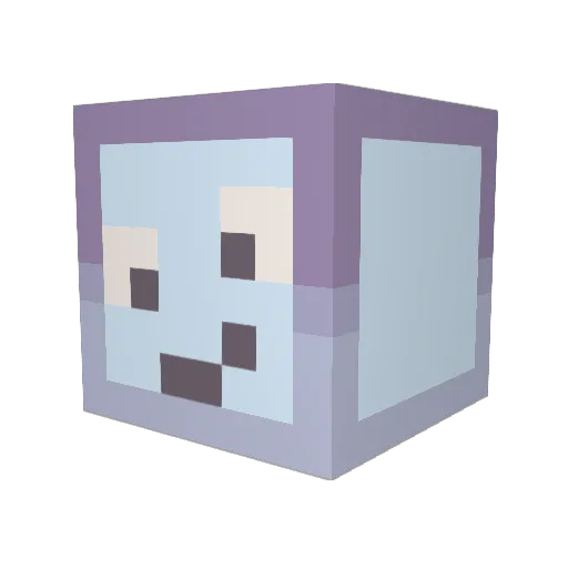 bardcoven Minecraft avatar head, 3D render