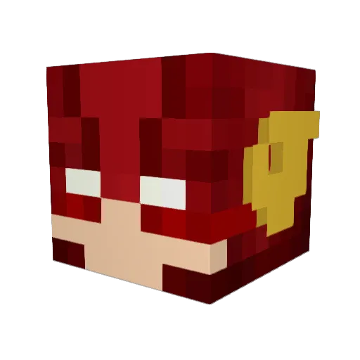 bardheat Minecraft avatar head, 3D render